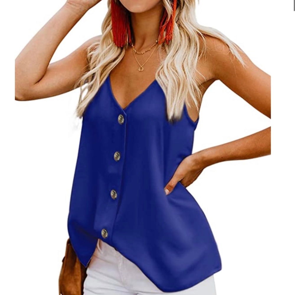 Button Down Cami Blouse!